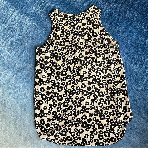 ⚠️LAST CHANCE LOFT Abstract Floral High Neck Top - Picture 2 of 4